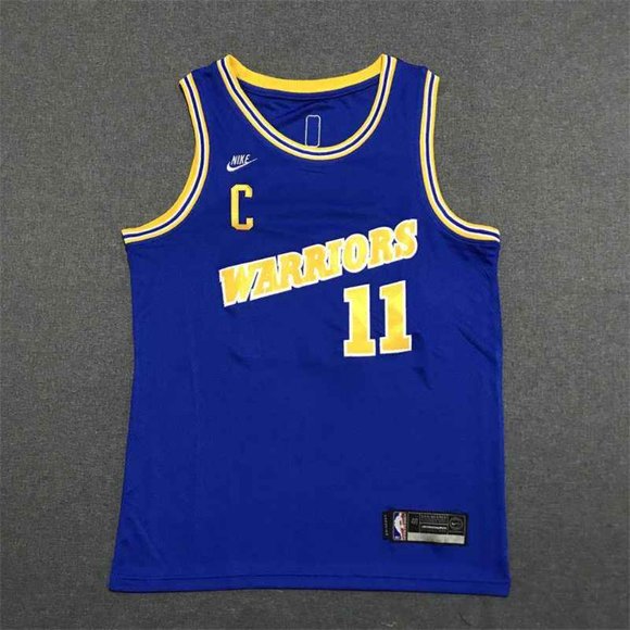 Golden State Warriors Thompson Retro Blue #11 Jersey